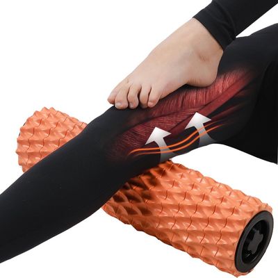 USB Rechargeable Trigger Point Vibrating Foam Roller Electric 29×11cm