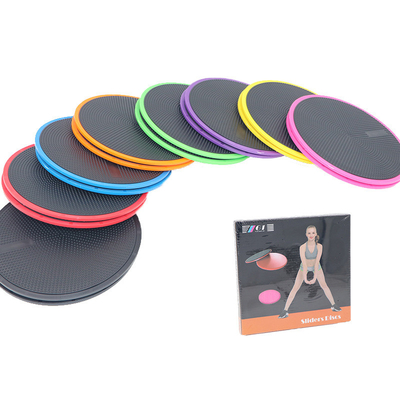 Eco Friendly Customized Exercise Yoga Fitness Exercise Round Mat Gym Training Sliding Discs