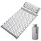 63.5*38.1*2.5cm High Stretchable Gray Massage Acupressure Yoga Mat With Spikes