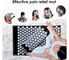 Relieve Sciatic 66*24cm Massage Acupressure Yoga Mat Black Acupressure Pad