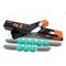Light Blue 54cm Slipfree Massage Roller Ball Stick 3 Ball Eco Friendly PP Material