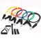 11 Pcs 120mm Fitness Gear Resistance Tubes 2 Ankle Tube Bands