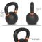 Gym Workouts 10kg Cast Iron Kettlebell Vinyl Coated Anti Abrasion
