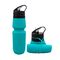 Height 27cm Leakproof Collapsible Drink Bottle 175g Silicone Foldable Water Bottle