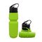 Height 27cm Leakproof Collapsible Drink Bottle 175g Silicone Foldable Water Bottle