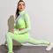 ODM Camo Print Seamless Yoga Sets Antifriction Leggings And Long Sleeve Crop Top